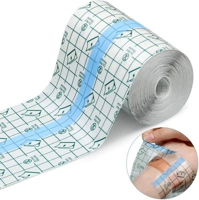 Nuyoah Transparent Bandage 10cm x 10m Duschpflaster Wasserfest Folienverband