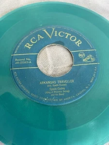 Rare 1949 Spade Cooley RCA Victor 45 RPM Single on Green Vinyl – Western Swing - Picture 1 of 4