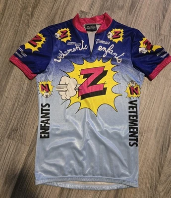 Camiseta deportiva vintage Team Z Vetements bicicleta ciclismo Tour de Francia talla 4 Foto 1 de 3