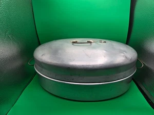 VINTAGE  BUCKEYE ALUMINUM ROASTER WITH LID - Picture 1 of 8