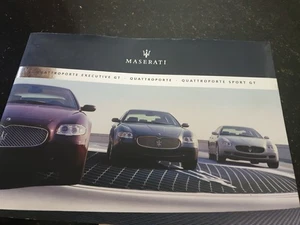 Maserati Quattroporte 2005-2006 UK Market Sales Brochure Executive GT & Sport GT - Picture 1 of 15