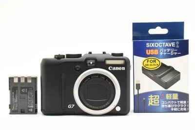 [MINT] Canon PowerShot G7 10.0MP Compact Digital Camera Black From JAPAN - Image 1 of 4