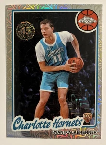 2025-26 Topps Basketball Ryan Kalkbrenner #TC-RK Chrome Mojo Rookie RC Hornets - Bild 1 von 2