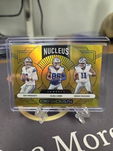 2024 Obsidian Gold Nucleus Cowboys Ceedee Lamb Parsons Prescott /10 A3B SSP - Picture 1 of 2