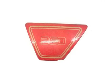 76-77 Yamaha XS 360  Left Side Cover Plastic Panel Body AC24 - Image 1 of 4