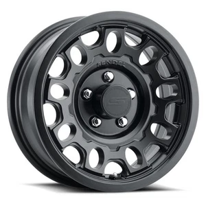 13" Sendel T17 5-Lug Boat Camper RV Trailer Wheel Rim Matte Black (QTY 2) - Picture 1 of 3