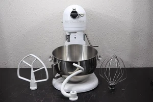 KitchenAid Professional 5 Plus Series 5 Quart Bowl Stand Mixer White KV25G0XWW - Picture 1 of 15