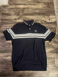 Vintage Penn State Nittany Lions Polo Shirt Blue Short Sleeve Men Large 551 - Picture 1 of 4