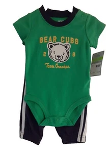 CARTER'S Infant Boy's 2-Piece Short Sleeve Bodysuit w/Pants Outfit - Size 3 Mos. - Picture 1 of 4
