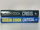 Zestaw 2 książek Robin Cook w twardej oprawie Kryzys krytyczny (dawne książki biblioteczne) 1.