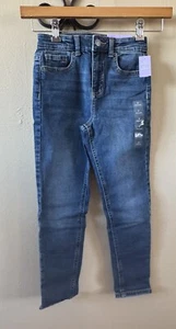 Evsie Girl's Skinny High Rise Jeans Size 9 Regular Brand New Adjustable Waist - Picture 1 of 6