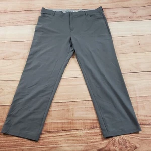 Adidas Pants Mens 40x30 Gray Straight Outdoor Golf Golfer Golfing Slacks Adult - Picture 1 of 11