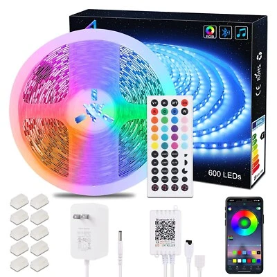 ALED LIGHT 5050 10M 600Leds RGB 60leds/m SMD Non-Waterproof Color Changing Le... - Image 1 of 4