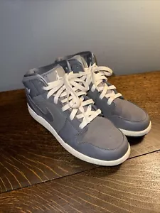 Air Jordan 1 Retro Mid Cool Grey Size 6.5 Men Youth - Picture 1 of 7