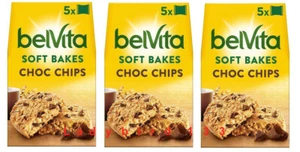 Belvita Choc Chips Soft Bakes Breakfast Biscuits x3 - Picture 1 of 1