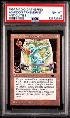 1994 MTG Magic the Gathering Antiquities Ashnod's Transmogrant WOTC PSA 8 NM-MT - Image 1 of 4