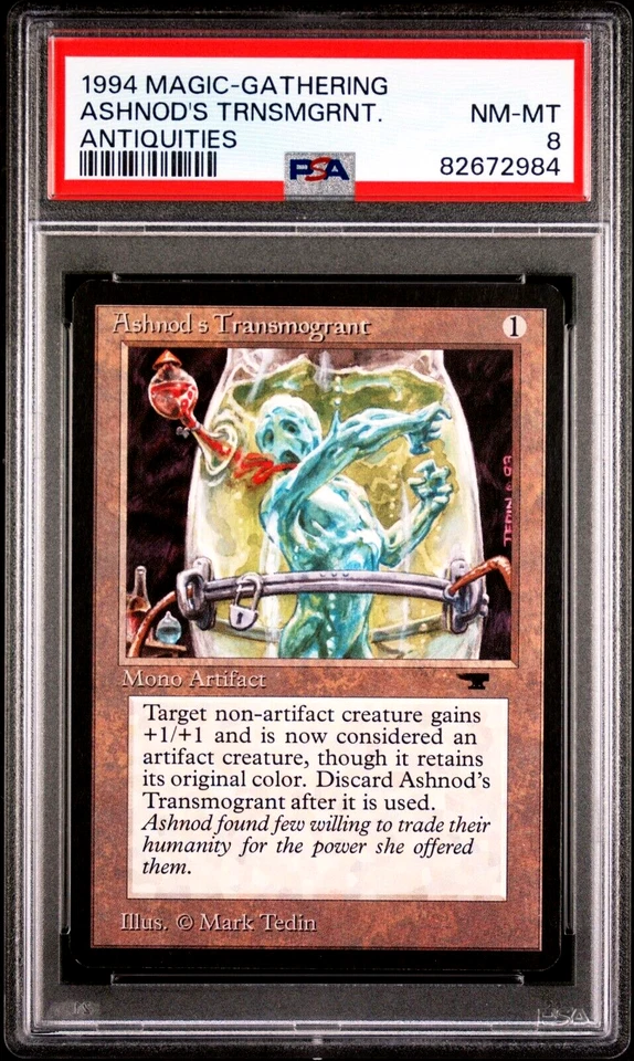 1994 MTG Magic the Gathering Antiquities Ashnod's Transmogrant WOTC PSA 8 NM-MT - Image 1 of 4