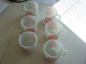 6 tazzine da caffè in vetro al latte bianco Galaxy - fibra di campana - Foto 1 di 5