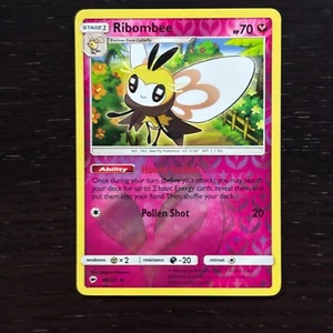 Ribombee 96/147 Pokemon Burning Shadows Sun & Moon Reverse Holo Uncommon Card NM - Picture 1 of 2