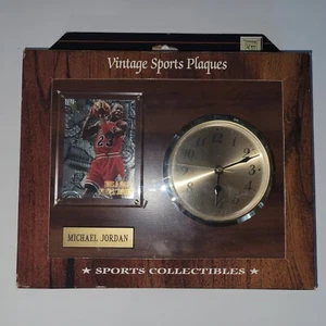 1995-96 Michael Jordan Fleer Metal Nuts & Bolts Card Vtg Limited Edition Clock - Picture 1 of 9