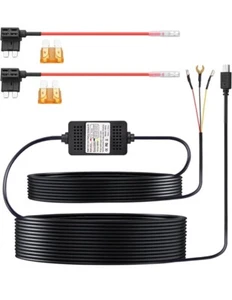 Kit fil dur mini caméra de tableau de bord USB 3,5 m/11,5 pieds 12 V-24 V à 5 V Dash Cam Hardw - Photo 1/9