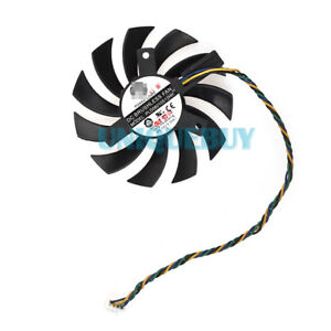 Cooling fan PLD08010S12HH for MSI R5750 R6750 R6770 MD1GD5 VGA Cooler 12V 0.35A