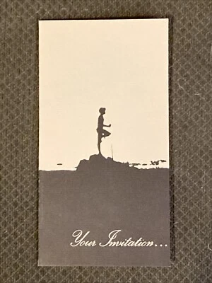 Walkabout - Invitación de estreno de película original 1971 - Nicholas Roeg Foto 1 de 2