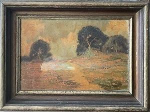 George Sanders Bickerstaff (1893-1954) Field of Flowers Oil Painting - Picture 1 of 24