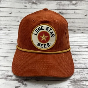 Lone Star Beer Snapback Hat Corduroy Vintage Patch Trucker NWOT - Picture 1 of 7