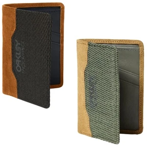 Billetera de cuero Oakley piloto de fábrica para hombre - Imagen 1 de 3