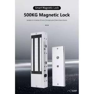 Slimline Mortice Magnetic Lock MagLock 500kg Security Gate Access Control DC12V - Picture 1 of 14