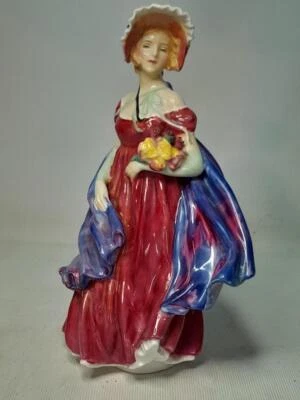 1940-1959 Royal Doulton LADY APRIL HN 1958 7" 17.8cm 8 Pictures See Description - Image 1 of 4