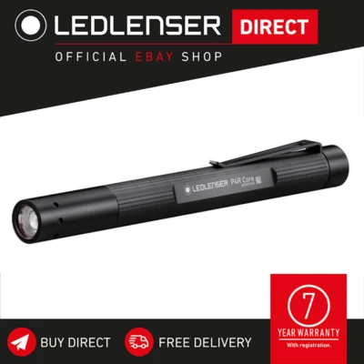 Ledlenser P4R CORE 200lm Rechargeable Torch + 7-Year with registration warranty