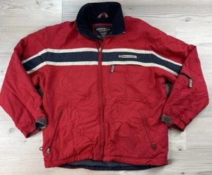 Abercrombie 1892 Vintage Rot Nylon Skijacke Wintermantel Größe XL - Bild 1 von 12