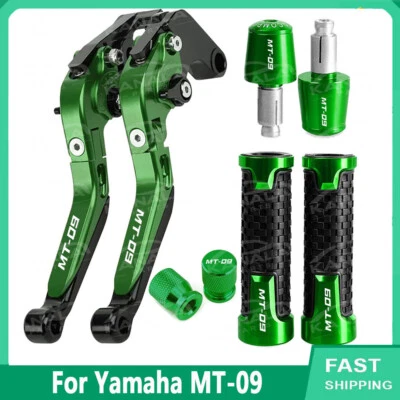 For Yamaha MT-09 CNC Motorcycle Brake Clutch Levers Handle Grips Cap Accessories Foto 1 de 4