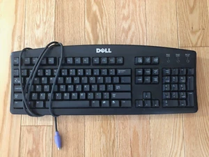 Dell Clicky PS/2 Wired Computer Keyboard Model RT7D20 - Picture 1 of 2