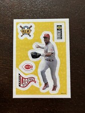 Barry Larkin 1997 Collectors Choice Super Action Stick Ums #11 Cincinnati Reds 