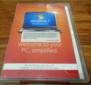 MICROSOFT WINDOWS 7 PROFESSIONAL 32BIT DVD W/KEY USED - Picture 1 of 2