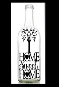 Vinyl Decal Sticker for Wine bottle diy home sweet home new home gift ornament - Picture 1 of 2