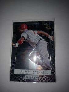 2012 Panini Prizm Albert Pujols #8 1st Year Cardinals Angles MVP HOF 