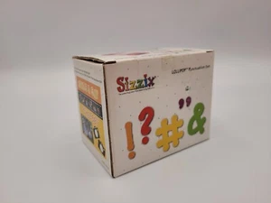 Sizzix Lollipop Punctuation Set 5 Dies Scrapbook Teacher School Cartridges  - Picture 1 of 14