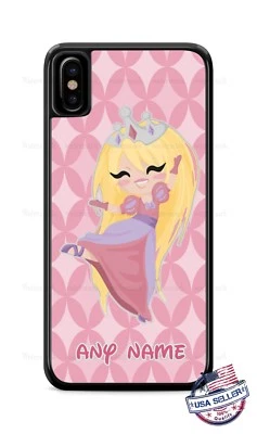  BALLERINA DANCER CHIBI ANIMATED PHONE CASE COVER FITS iPHONE SAMSUNG LG etcNAME - Image 1 of 4