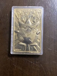 1999 Pokemon 23k Gold Plated Trading Card Togepi Pokeball Burger King VINTAGE! - Picture 1 of 6