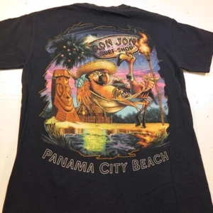RON JON SURF SHOP PANAMA CITY BEACH SURFING TEE T SHIRT Mens S Navy Blue  - Picture 1 of 4