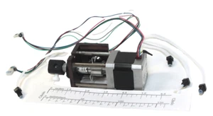 4-Wege Mikrofluidikventil, Vexta Stepper, Encoder 12-28 Gewinde Schlauch [D6E] - Bild 1 von 10