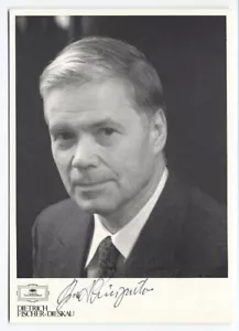Dietrich Fischer-Dieskau (1925-2012) Signed Photo -German Baritone & Conductor - Picture 1 of 2