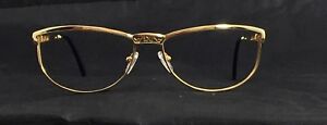 Lotos 80071 Solid 18KT Gold Large Cat Eye Jewelry Eyeglasses Collectible Frames