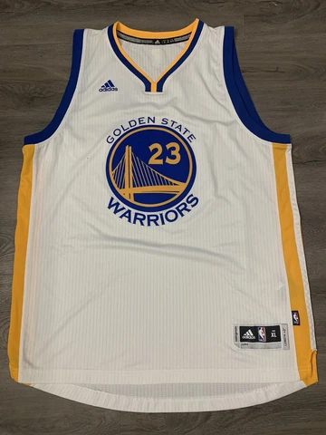 Genuine Used Adidas Draymond Green Golden State Warriors Swingman Jersey Mens XL Cover