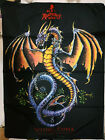 Vintage   ALCHEMY GOTHIC     Unused  2001 TEXTILE POSTER FLAG     dragon