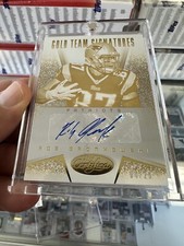 2015 Panini Certified GOLD TEAM Signatures Rob Gronkowski Autograph #4/25 Auto